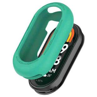 For Xiaomi Smart Band 9 NFC Half Coverage Silicone Watch Soft Case(Teal Green)