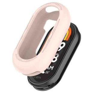 For Xiaomi Smart Band 9 NFC Half Coverage Silicone Watch Soft Case(Pink)