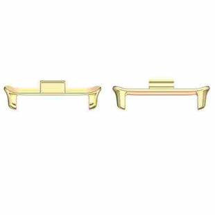 For vivo iQOO Watch GT 22mm 1 Pair Metal Watch Band Connector(Gold)