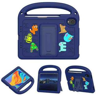 For iPad mini 6 Cartoon Sparrow EVA Shockproof Tablet Case(Navy Blue)