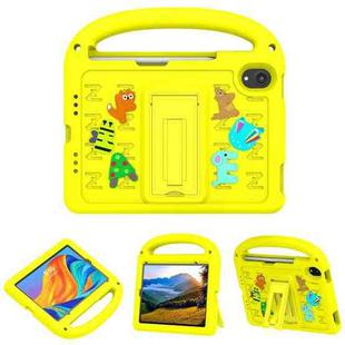 For iPad mini 6 Cartoon Sparrow EVA Shockproof Tablet Case(Yellow)