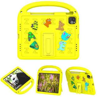 For iPad Air 2022 10.9 / Pro 11 2022 Cartoon Sparrow EVA Shockproof Tablet Case(Yellow)