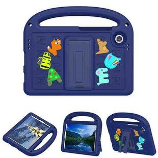 For Samsung Galaxy Tab A9 Cartoon Sparrow EVA Shockproof Tablet Case(Navy Blue)