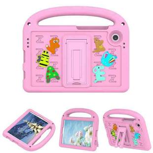 For Samsung Galaxy Tab A9 Cartoon Sparrow EVA Shockproof Tablet Case(Pink)