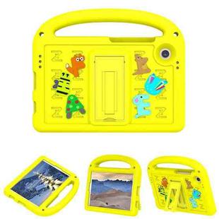 For Samsung Galaxy Tab A9 Cartoon Sparrow EVA Shockproof Tablet Case(Yellow)