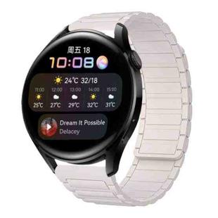 For Huawei Watch 3 22mm I-shaped Magnetic Silicone Watch Band(Starlight)