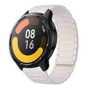 For Xiaomi watch S1 Active 22mm I-shaped Magnetic Silicone Watch Band(Starlight)