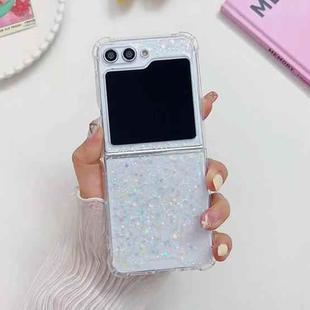 For Samsung Galaxy  Z Flip5 Glitter Sequins Epoxy TPU Phone Case(Colorful)