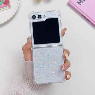 For Samsung Galaxy  Z Flip7 Glitter Sequins Epoxy TPU Phone Case(Colorful)
