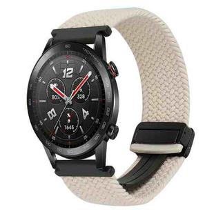 For Honor Watch GS 3i 22mm Magnetic Buckle Braided Watch Band(Starlight Black)