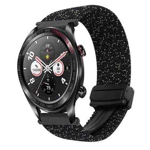 For Honor Watch Dream 22mm Magnetic Buckle Braided Watch Band(Stars Black)