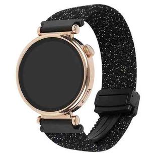 For Amazfit  Watch Bip 5 22mm Magnetic Buckle Braided Watch Band(Stars Black)