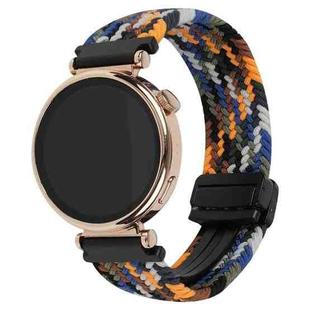 For Amazfit Watch GTR 2e 22mm Magnetic Buckle Braided Watch Band(Camouflage)