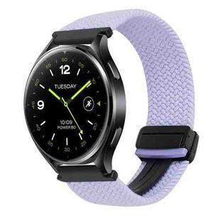 For Xiaomi Watch 2 22mm Magnetic Buckle Braided Watch Band(Purple)