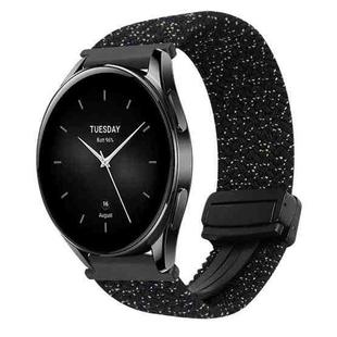 For Xiaomi Watch S2 22mm Magnetic Buckle Braided Watch Band(Stars Black)