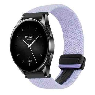 For Xiaomi Watch S2 22mm Magnetic Buckle Braided Watch Band(Purple)