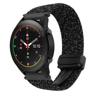 For Xiaomi Watch S1 Pro 22mm Magnetic Buckle Braided Watch Band(Stars Black)