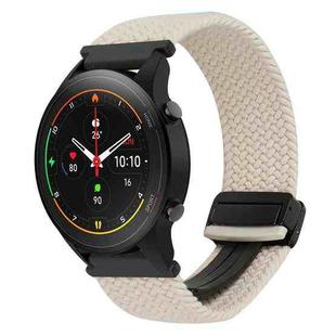 For Xiaomi Watch S1 Pro 22mm Magnetic Buckle Braided Watch Band(Starlight Black)