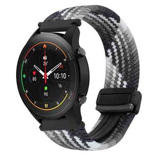 For Xiaomi Watch S1 Pro 22mm Magnetic Buckle Braided Watch Band(Dazzling Black)