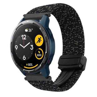 For Xiaomi Watch S1 Active 22mm Magnetic Buckle Braided Watch Band(Stars Black)