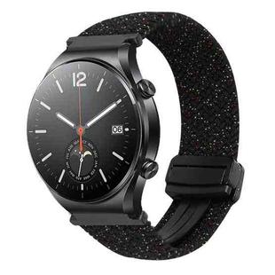 For Xiaomi Watch S1 22mm Magnetic Buckle Braided Watch Band(Starlight Colorful)