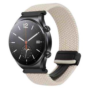 For Xiaomi Watch S1 22mm Magnetic Buckle Braided Watch Band(Starlight Black)