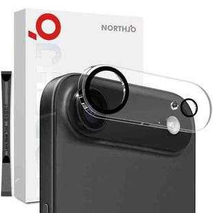 For iPhone 17 Air NORTHJO Camera Lens Protector 3D Night Shot Tempered Glass Film(Black)