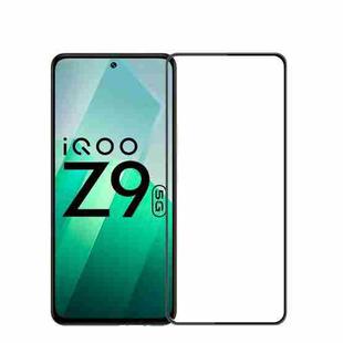 For vivo iQOO Z9 Global PINWUYO 9H 3D Curved Explosion-proof Tempered Glass Film(Black)