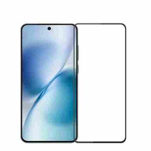 For vivo X200s PINWUYO 9H 3D Curved Explosion-proof Tempered Glass Film(Black)
