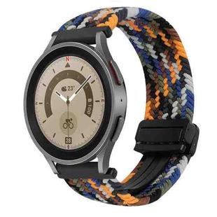 For Samsung Galaxy Watch 5 Pro 20mm Magnetic Buckle Braided Watch Strap(Camouflage Color)