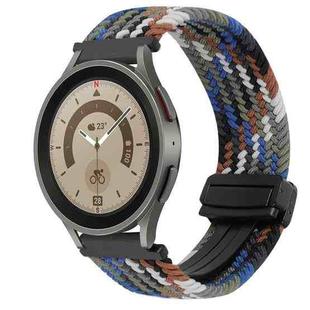 For Samsung Galaxy Watch 5 Pro 20mm Magnetic Buckle Braided Watch Strap(Denim Color)