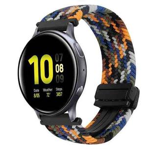 For Samsung Galaxy Watch Active 2 20mm Magnetic Buckle Braided Watch Strap(Camouflage Color)