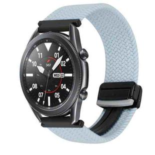 For Samsung Galaxy Watch 3 41mm 20mm Magnetic Buckle Braided Watch Strap(Blue)