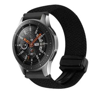 For Samsung Galaxy Watch 42mm 20mm Magnetic Buckle Braided Watch Strap(Black)