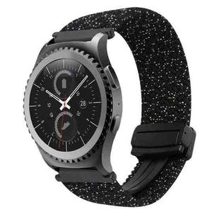 For Samsung Gear S2 Classic 20mm Magnetic Buckle Braided Watch Strap(Stars Black)