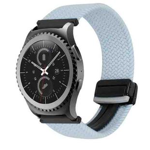 For Samsung Gear S2 Classic 20mm Magnetic Buckle Braided Watch Strap(Blue)