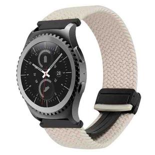 For Samsung Gear S2 Classic 20mm Magnetic Buckle Braided Watch Strap(Starlight)