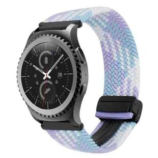 For Samsung Gear S2 Classic 20mm Magnetic Buckle Braided Watch Strap(Violet)