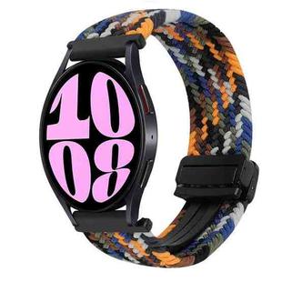 For Samsung Galaxy Watch 6 20mm Magnetic Buckle Braided Watch Strap(Camouflage Color)