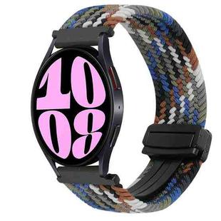 For Samsung Galaxy Watch 6 20mm Magnetic Buckle Braided Watch Strap(Denim Color)