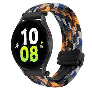 For Samsung Galaxy Watch 5 20mm Magnetic Buckle Braided Watch Strap(Camouflage Color)