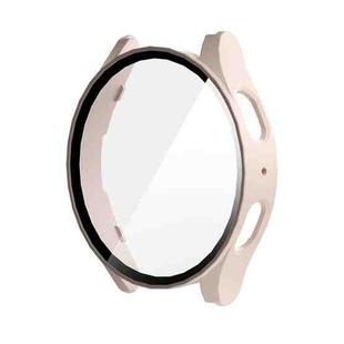 For Samsung Galaxy Watch7 40mm ENKAY Hat-Prince Full Coverage PC + Tempered Glass Film Integrated Watch Case(Pink)