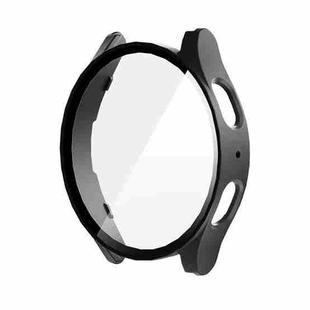 For Samsung Galaxy Watch7 40mm ENKAY Hat-Prince Full Coverage PC + Tempered Glass Film Integrated Watch Case(Black)