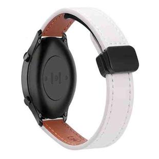 For Xiaomi Watch S2 22mm Slim Magnetic Buckle Microfiber Leather Watch Band(Apricot)