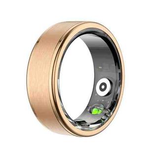 R03 SIZE 7 Smart Ring, Support Heart Rate / Blood Oxygen / Sleep / Multiple Sports Modes(Gold)