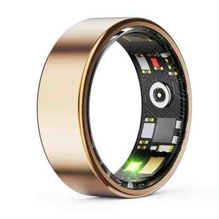 R11M SIZE 9 Smart Ring, Support Heart Rate / Blood Oxygen / Sleep / Multiple Sports Modes(Gold)