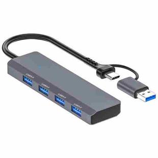 ADS-305D USB / Type-C to USB3.0 4-Ports USB HUB Computer Laptop Adapter Docking Station