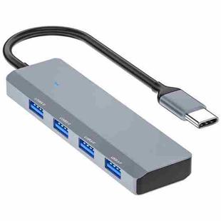 ADS-305C Aluminum Alloy Type-C to 4-Ports USB3.0 USB HUB Laptop Phone Adapter Splitter