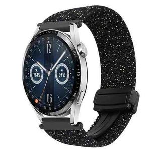 For Huawei Watch GT 3 42mm 20mm Magnetic Buckle Braided Watch Band(Stars Black)