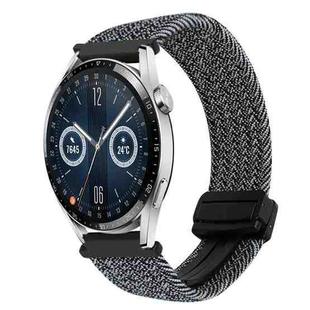 For Huawei Watch GT 3 42mm 20mm Magnetic Buckle Braided Watch Band(Metal Gray)